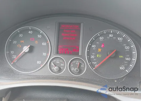 2006 Volkswagen Jetta 2.5 z USA, uszkodzony, nr VIN 3VWDF81K86M657548